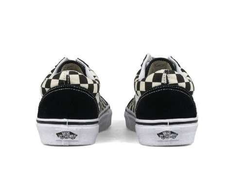 Vans Primary Check Black/White - Size 4