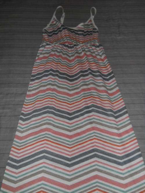 retro maxi dress - M