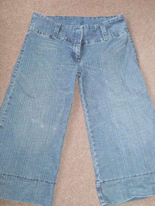 ladies denim culottes - size 36