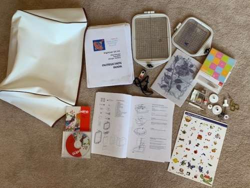 Elna 8300 Experience embroidery machine.