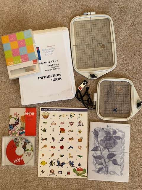 Elna 8300 Experience embroidery machine.