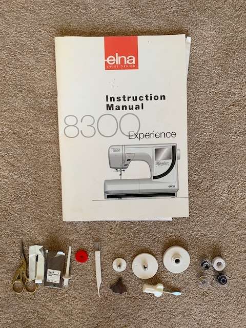 Elna 8300 Experience embroidery machine.