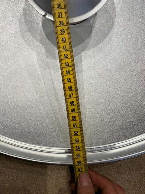 Falcon Eyes 56cm Beauty Dish (Interchangeable Mount) with Elinchrom Mount.