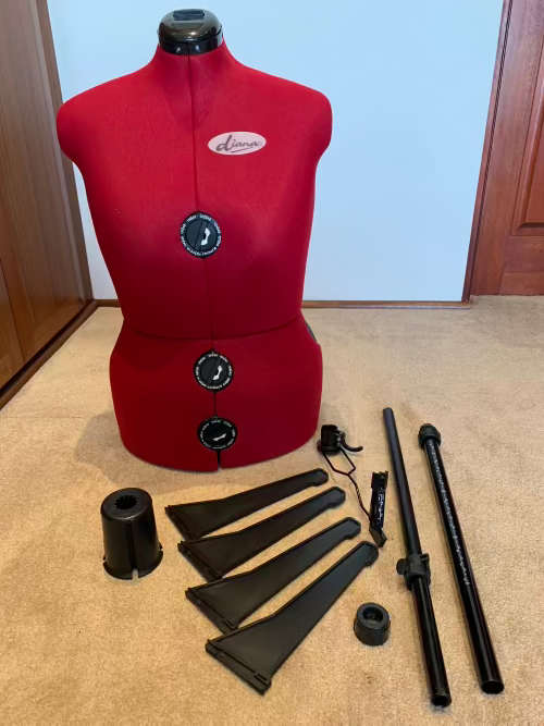 Adjustable Dress Form / Dressmaker Doll/ Tailors Dummy/ Adjustable Mannequin Diana XL.