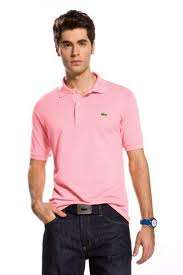 Lacoste - Golf Shirt - Light Pink - Size 6 - X Large - Regular Fit  - Just In -