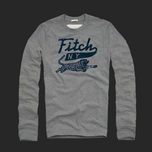 - A&F ABERCROMBIE FITCH - MEN'S LONG SLEEVE T  - SIZE LARGE -
