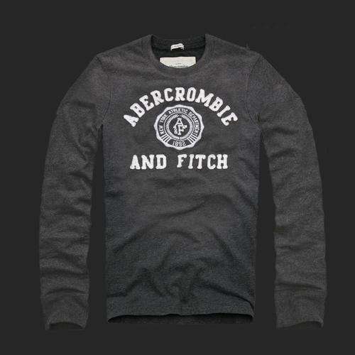 - A&F ABERCROMBIE FITCH - MEN'S LONG SLEEVE T  - SIZE X LARGE -