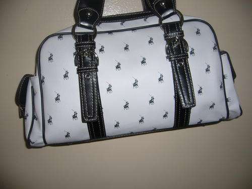 POLO HANDBAG WHITE GREAT SUMMER BAG