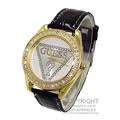 GUESS - BLACK GOLD  & DIAMOND FACE - LADIES WATCH - DONT MISS -