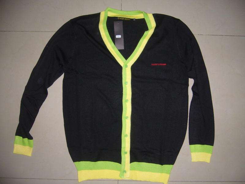 TAKESHY KUROSAWA - BLACK - CARDIGAN - SIZE X LARGE  - NEW -