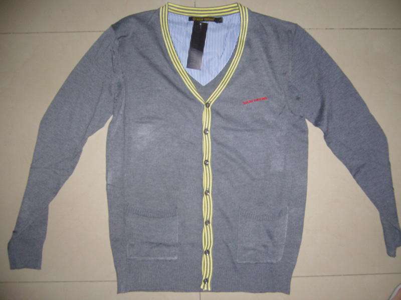 TAKESHY KUROSAWA - GREY - CARDIGAN - SIZE MEDIUM  - NEW -