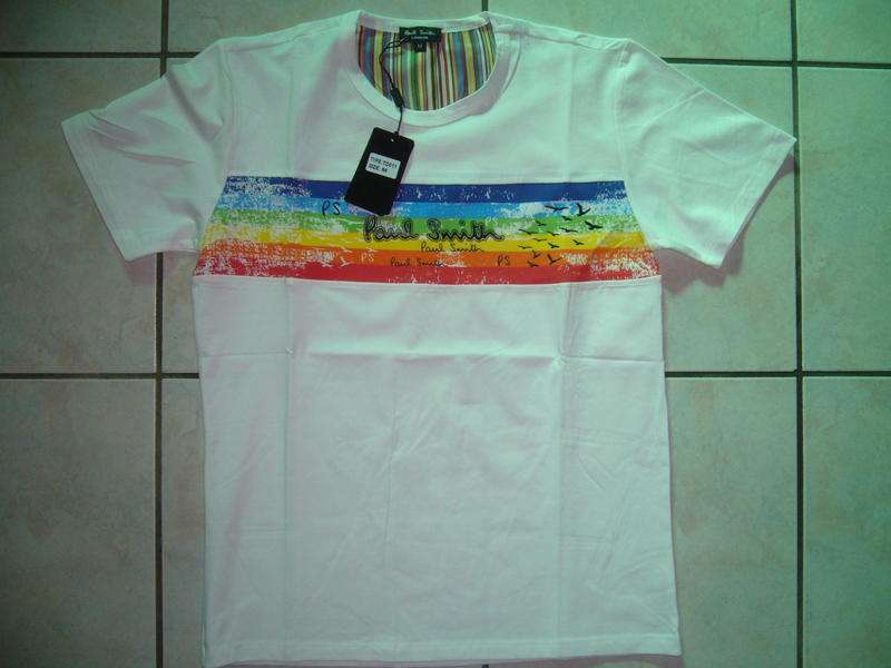 PAUL SMITH - WHITE - MEN'S TEE - SIZE MEDIUM - NEW -