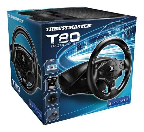 Thrustmaster T80 PS4/PS3 Officially Licensed Racing Wheel - PC, PlayStation 3, PlayStation 4