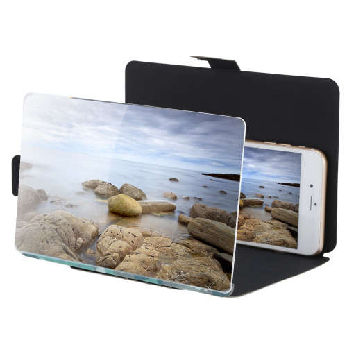 8.2" Camouflage Mobile Phone Screen Magnifier HD and  Stand Holder