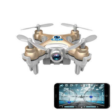 SUPER PRICE: Cheerson CX-10W CX10W Mini Wifi FPV With Camera 2.4G 4CH 6 Axis LED RC Quadcopter drone