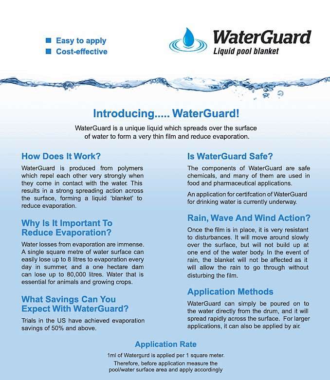 WaterGuard - Liquid Pool Cover