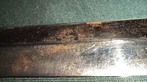 Hubert M Fawsitt and Co Knife/Dagger