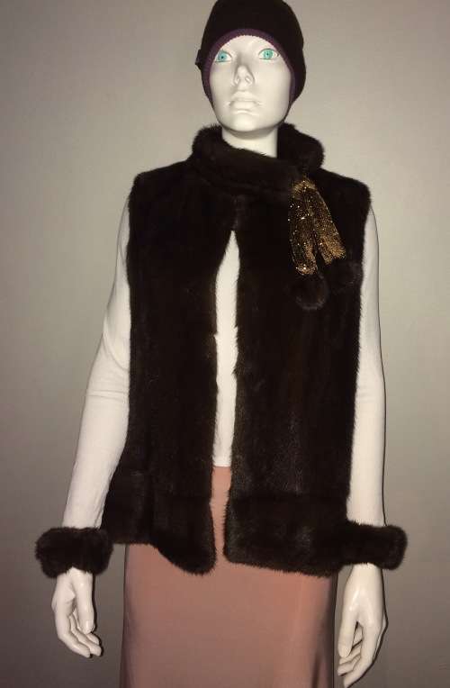 SALE!!! Stunning Vintage Real Mink vest.