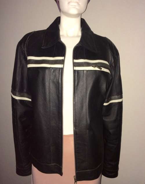 Genuine Leather Man's Vintage jacket .