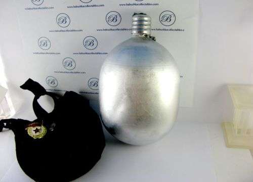 Original Russian Soviet (USSR) Navy Water Bottle with USSR Military Badge.