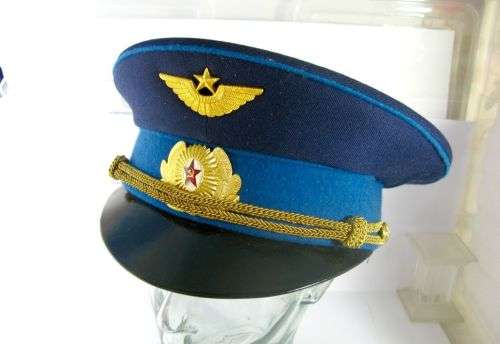 Original USSR Russian Army Air Force Officer Cap . Haven't been used.