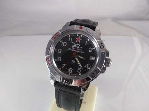 Original Russian Watch Vostok "Komandirskie" Tank Forces. Vostok Military Factory.