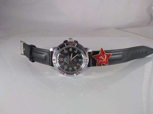 Original Russian Watch Vostok "Komandirskie" Tank Forces. Vostok Military Factory.