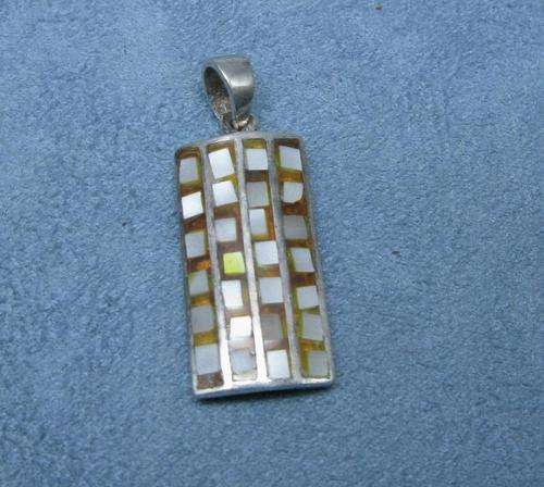 Mother of Pearl Silver Pendant