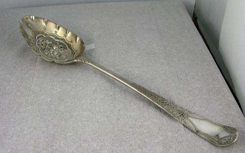 Very Rare Hallmark Antique Georgian Serving Spoon. London 1779.
