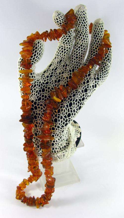 Genuine Big Chunky Russian Amber Necklace from Kaliningrad City.
