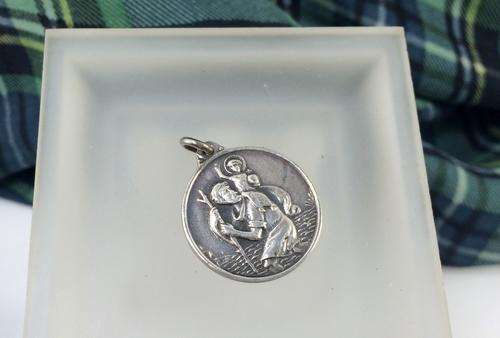 St. Christopher 925 silver pendant