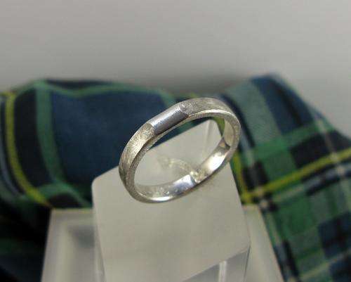 Unusual Vintage Hand Made Silver Ring. Hallmarked.