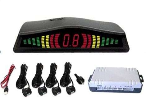 Car Parking Sensor Assistant [Smarter \ Faster \ Safer ] 4 x Sensors plus LED monitor