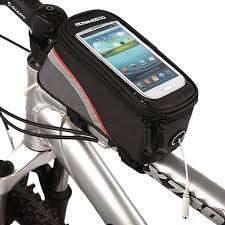 ROSWHEEL Cycling Bicycle Waterproof Frame Pannier Front 5.5" Cell Phone Tube Bag Case