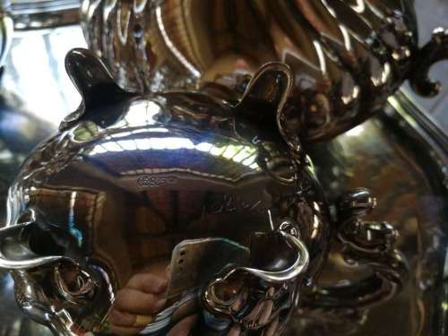 5 pce sterling silver tea and coffee set