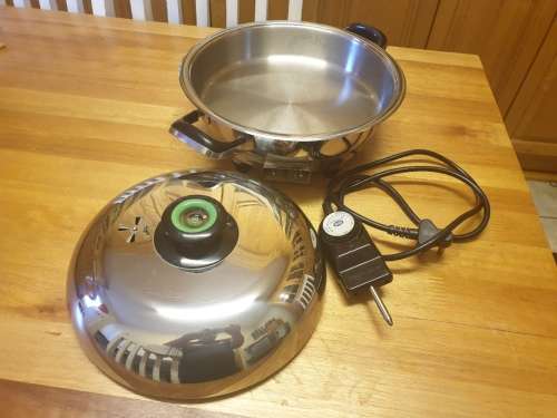 AMC Stainless Steel 30cm electrical frying pan