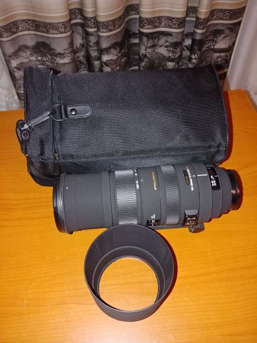 SIGMA 150-500mm F5-6.3 APO DG OS ZOOM Lens for NIKON DSLR Cameras with SIGMA CARRY BAG