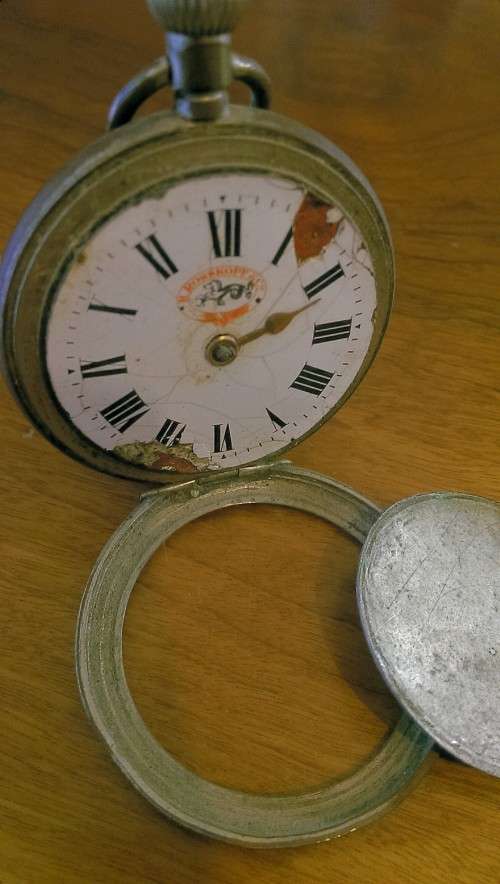 H. Rosskopf & Co pocket watch with chain