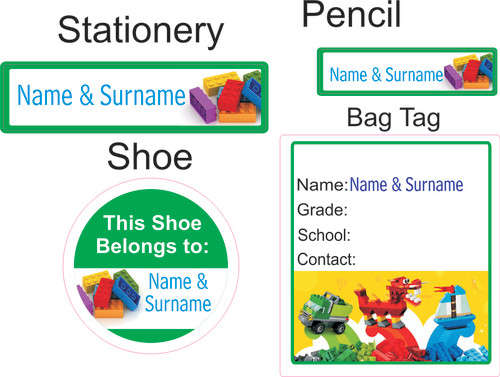 Starter Pack Stationery Labels