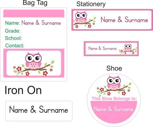 Starter Pack Stationery Labels