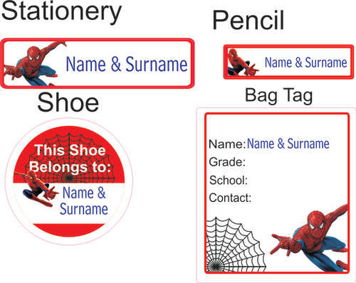 Starter Pack Stationery Labels