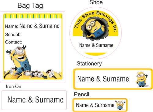 Starter Pack Stationery Labels