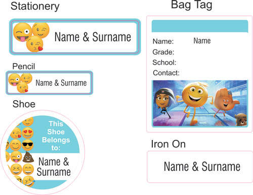 Starter Pack Stationery Labels