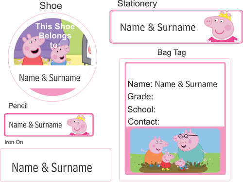 Starter Pack Stationery Labels