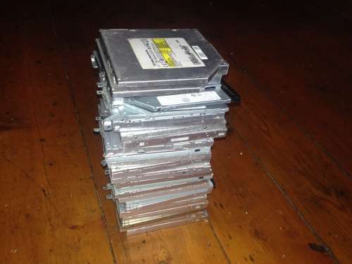 Bulk Job Lot 25 x Mixed Lenovo Dell Sony Etc ***Laptop Optical Drives (CD/DVD Roms)