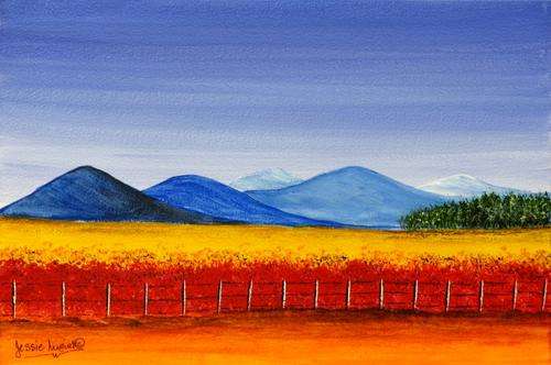 ***** CRAAAZY R1 AUCTION *****  JESSIE MEIER ORIGINAL : FLOWER FIELDS