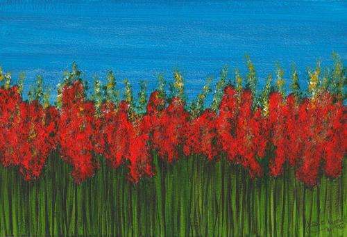 JESSIE MEIER ORIGINAL : FLOWER FIELD