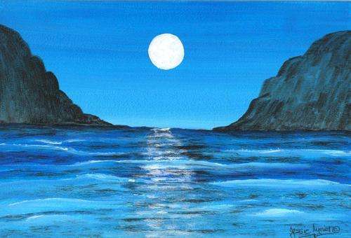 JESSIE MEIER ORIGINAL : NIGHT MOON - KNYSNA HEADS