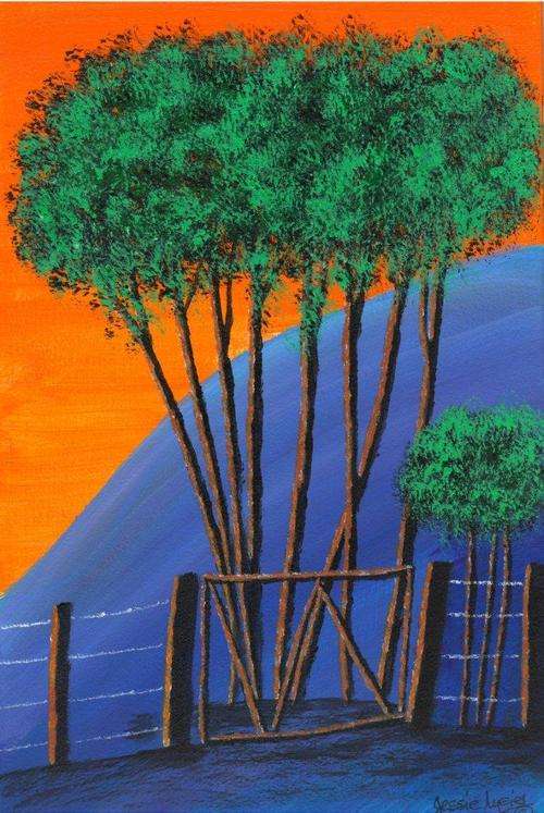 JESSIE MEIER ORIGINAL : TREES ON FARM