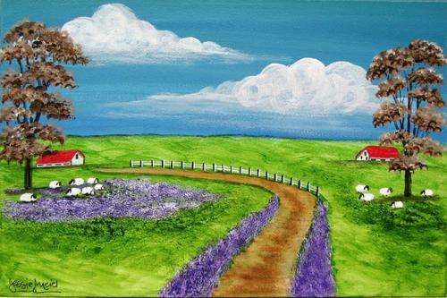 ***** CRAAAZY R1 START ***** JESSIE MEIER ORIGINAL : PRETTY SHEEP FARMING LANDSCAPE